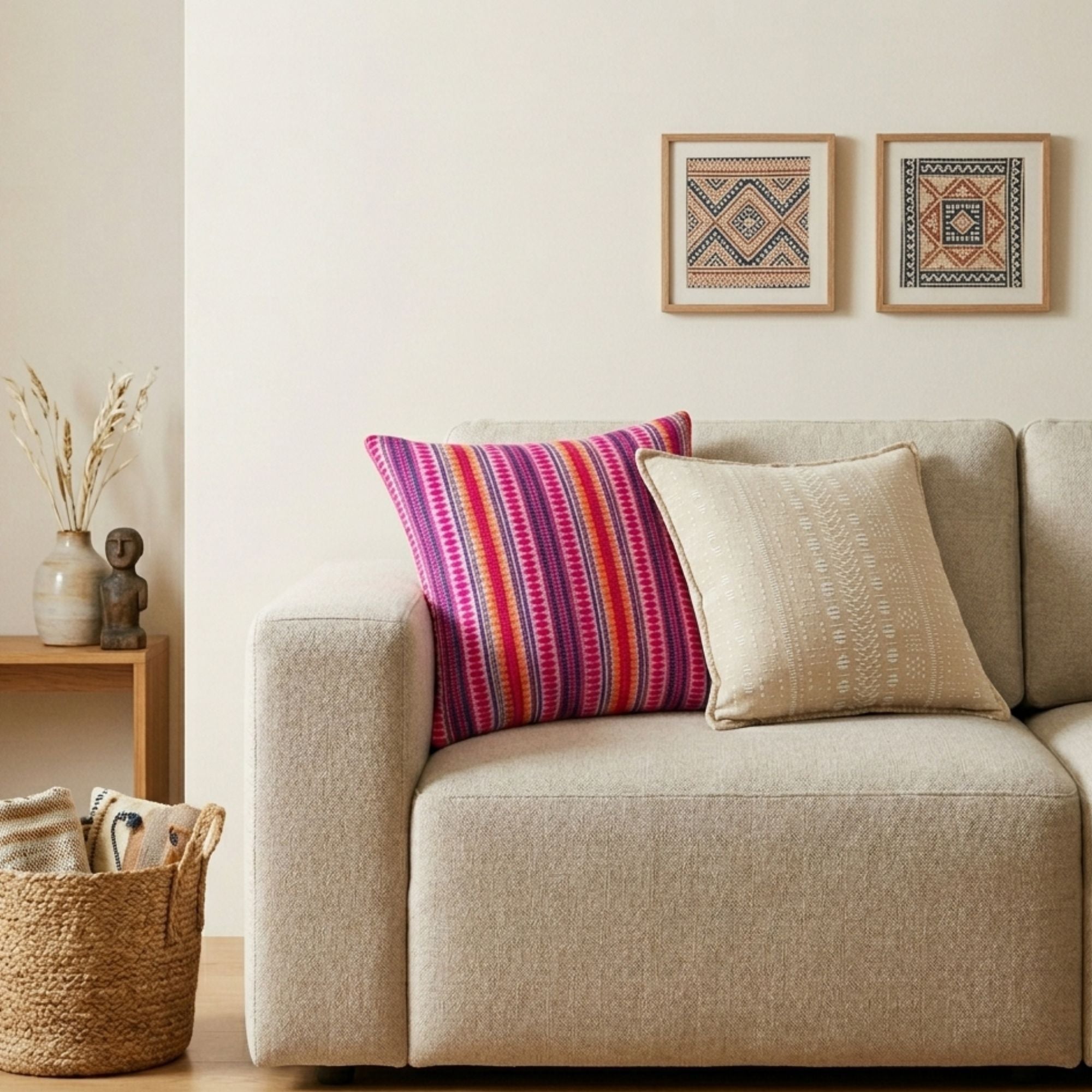 Classic Cushion Cover - Soft Stone - 45x45cm