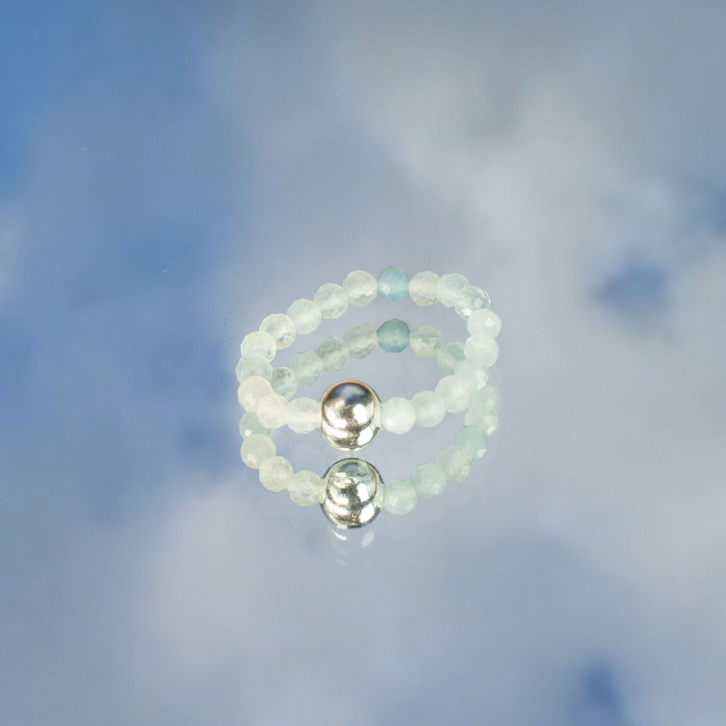 Nymph Spirit Gemstone Ring Set - Endless Ocean